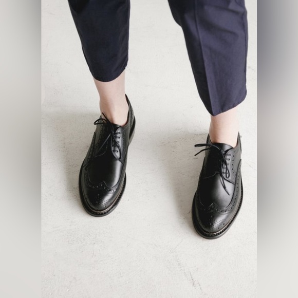 Robert Clergerie Richie Roli Spectator Oxford Shoes in Black